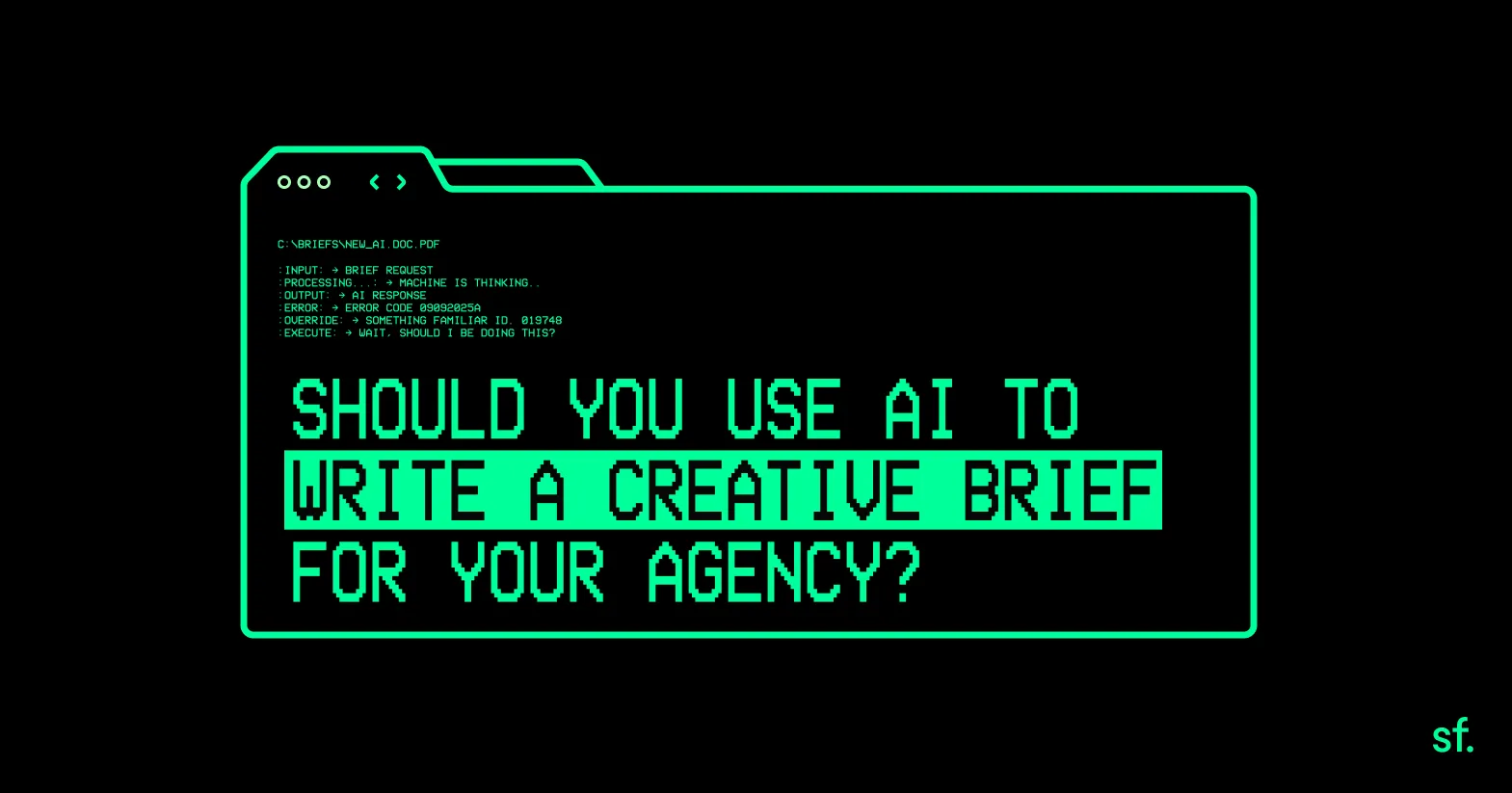How to Use AI to Write a Better Creative Brief (and What Not to Automate)