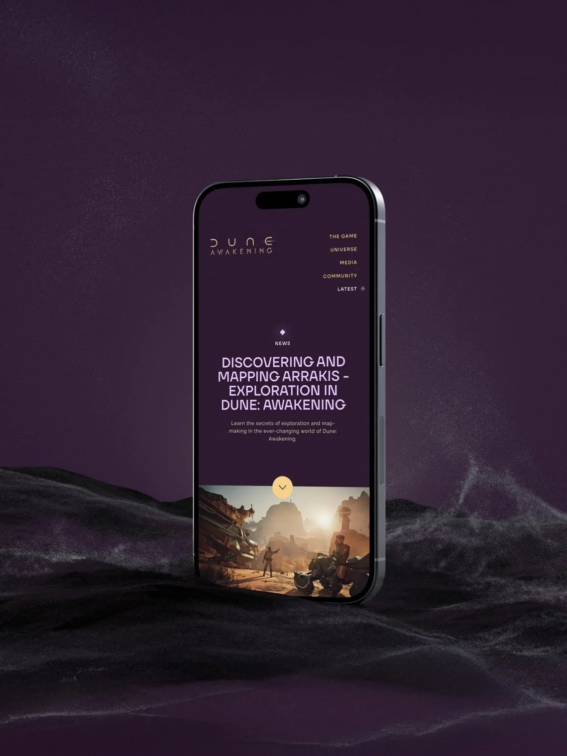 Discovering and mapping Arrakis on mobile — exploration in Dune: Awakening