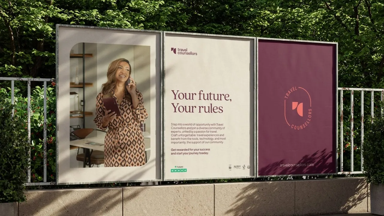 Outdoor billboard campaign, 'Your future, Your rules'