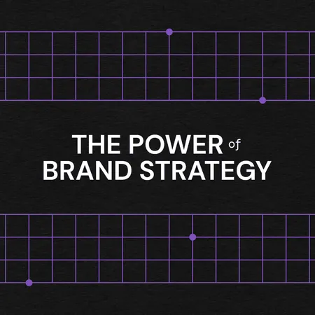 Black and purple grid image with the title of the blog in the centre.