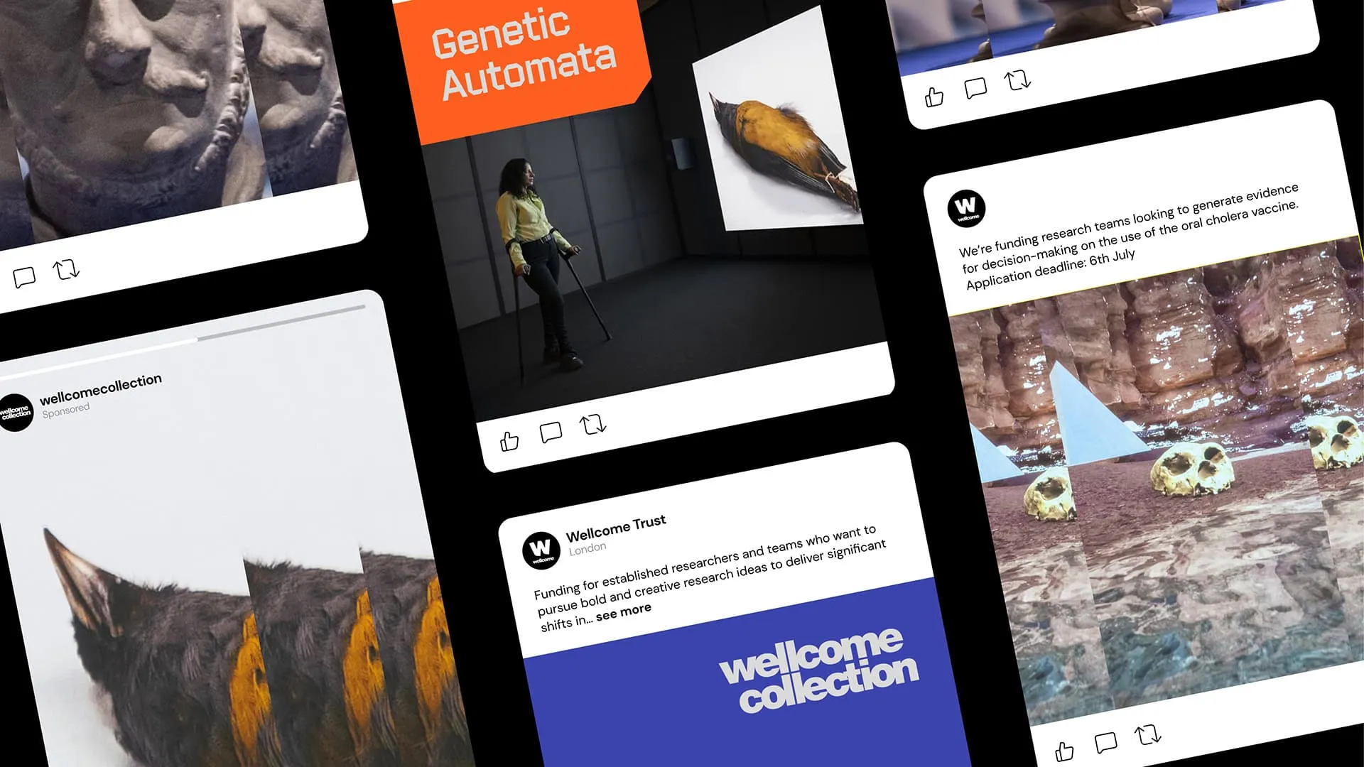 Wellcome Collection Genetic Automatica social media campaign